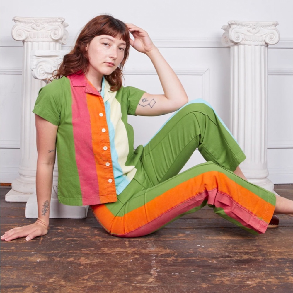 Big Bud Press Handpainted Pantry Button-up